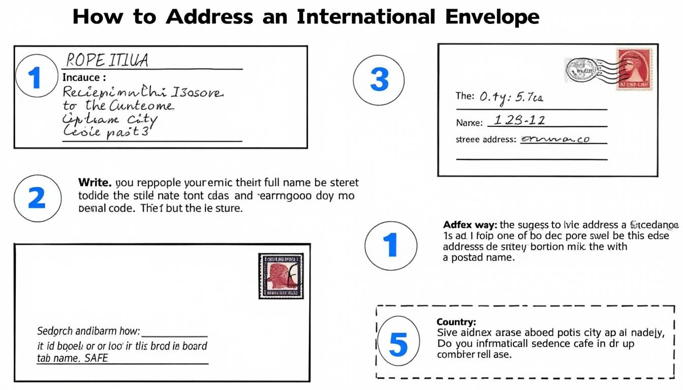 découvrez comment rédiger correctement une adresse postale pour un envoi international, étape par étape, afin d'assurer la bonne réception de votre courrier à l'étranger.