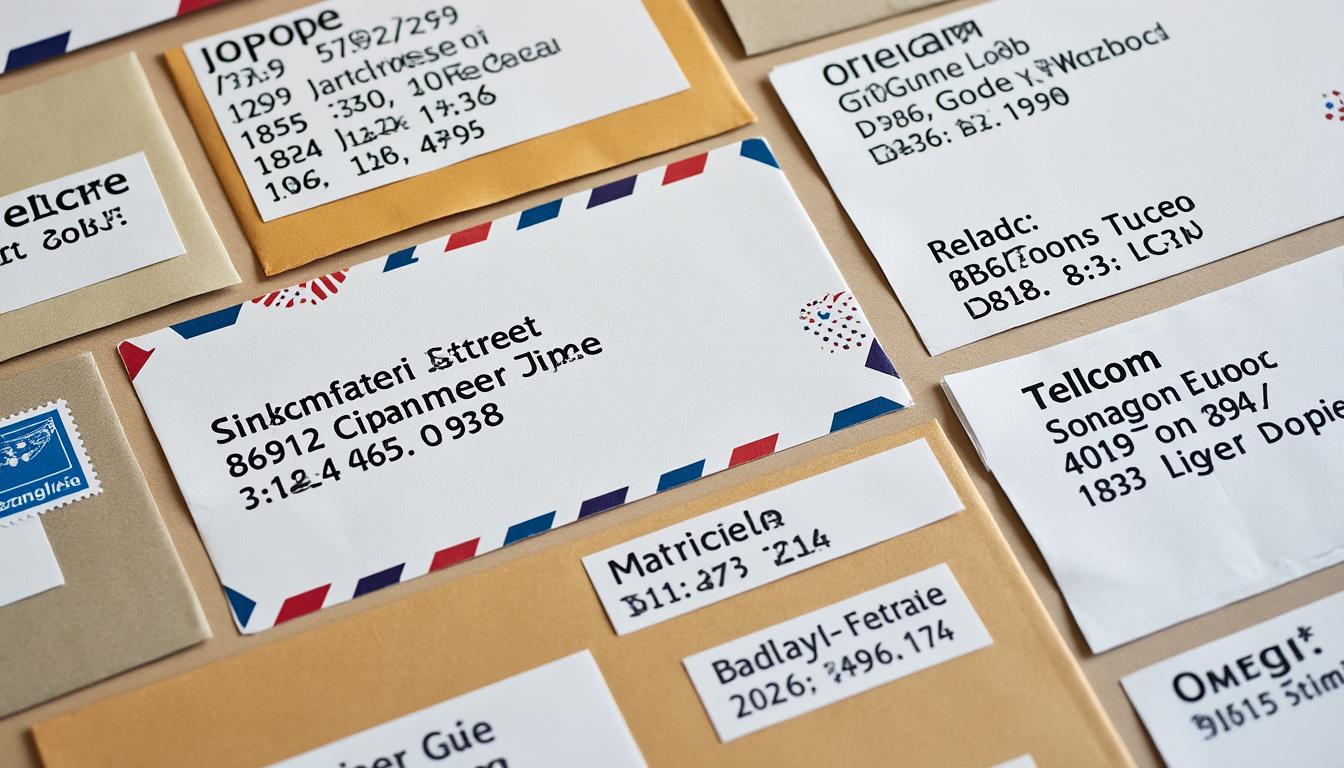 découvrez comment rédiger correctement une adresse postale pour un envoi international. suivez nos conseils et exemples pour assurer la bonne livraison de vos courriers et colis à l’étranger.