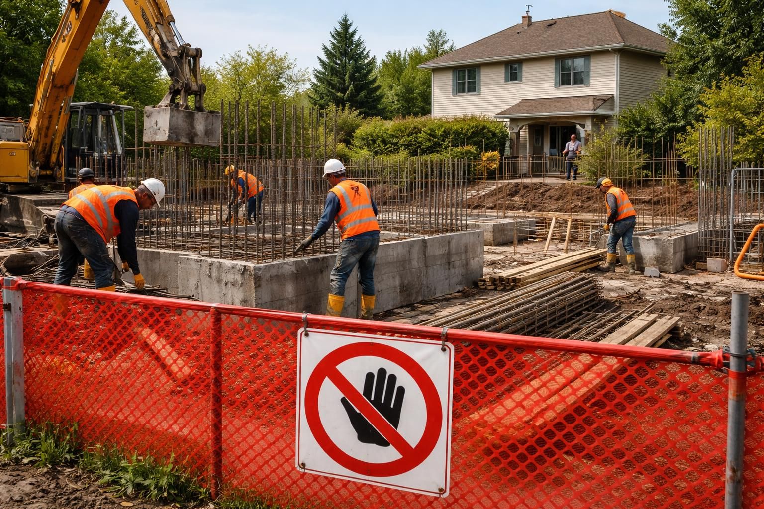 découvrez les enjeux de la sécurité lors de travaux sur un terrain non propriétaire, et les implications légales et pratiques à connaître avant de commencer votre construction.